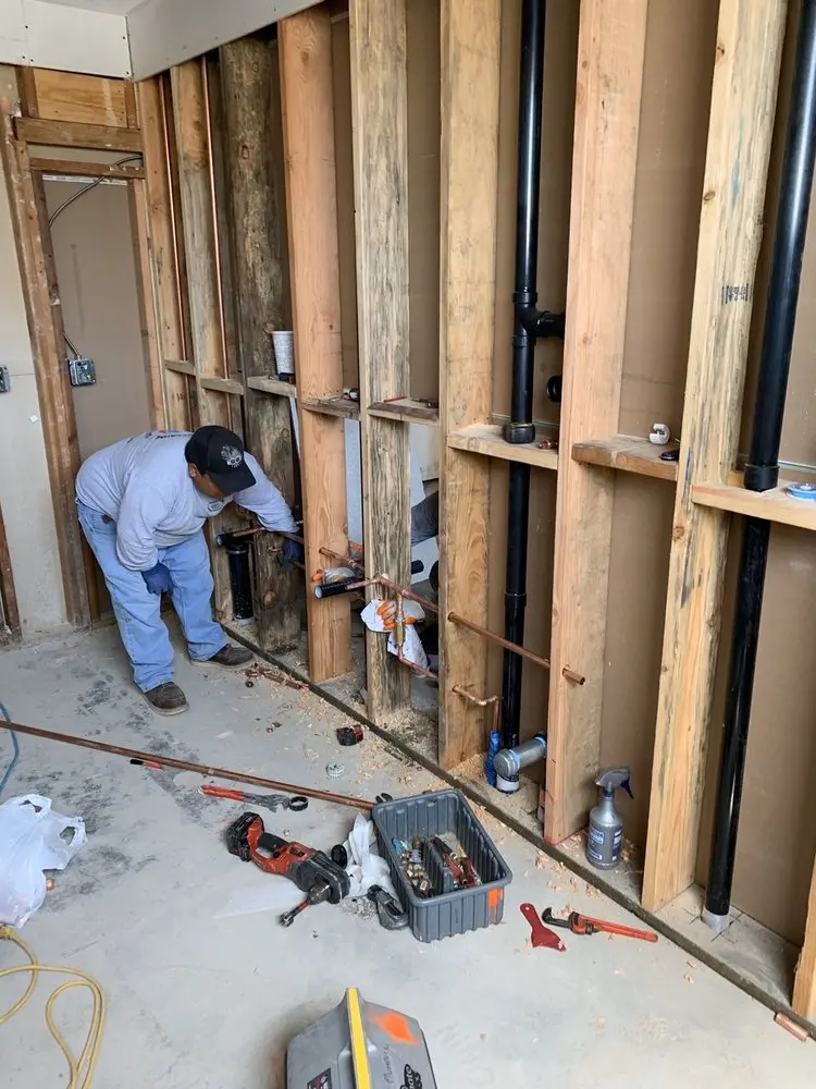 Commercial rough-in plumbing for Water Heater Replacement in Goldens Bridge